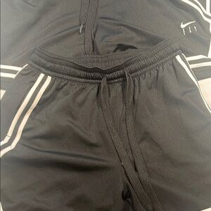 Nike Black Athletic Shorts with Moisture-Wicking Fabric